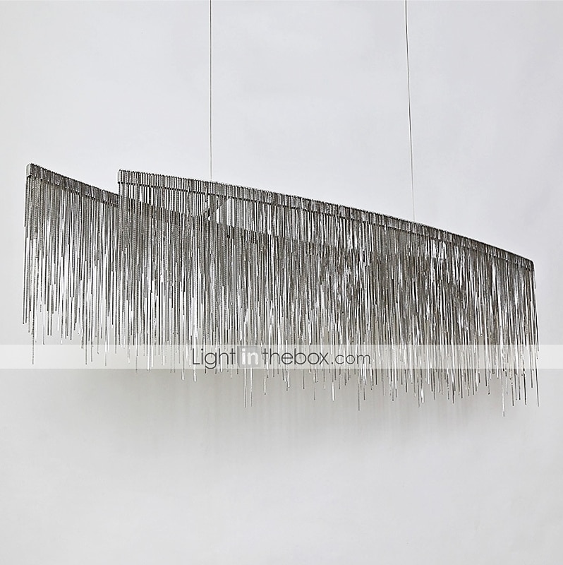 100 cm Multi-shade Bulb Included Chandelier Gold Pendant Light Metal Island Oil-rubbed Bronze Chic & Modern Luxury Firework 110-120V 220-240V 2025 - $249.99 –P10