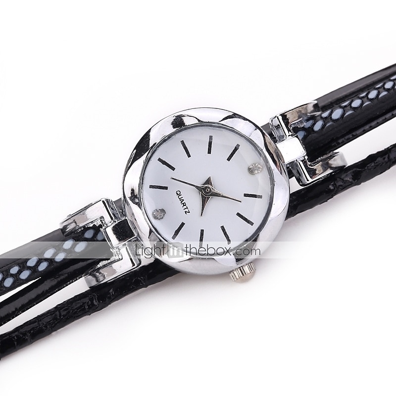 Montre Montres à quartz pour Femme Analogique Quartz Mode mode Luxe Décontractées bling Strass bracelet Alliage Cuir PU de 2025 ? $16.99 –P3