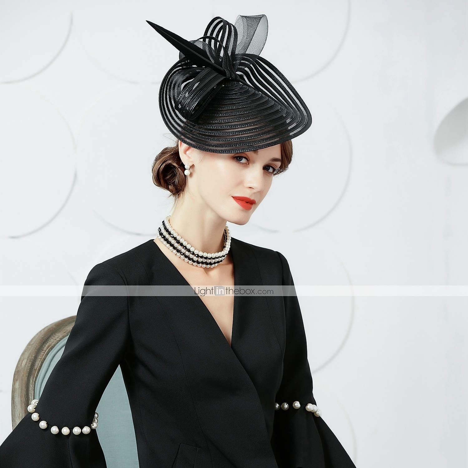 Elegante Derby Copricapo affascinante Gentildonna Costume Per donna Carnevale Feste Derby Ricevimento di matrimonio Adulti Fascinator Primavera & Estate del 2026 a $67.99 –P2