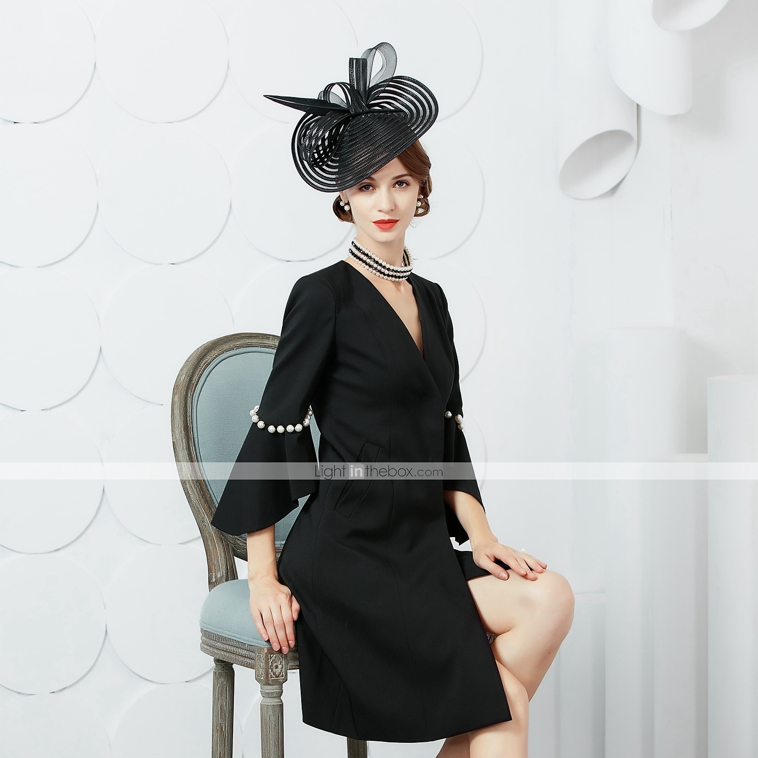 Elegante Derby Copricapo affascinante Gentildonna Costume Per donna Carnevale Feste Derby Ricevimento di matrimonio Adulti Fascinator Primavera & Estate del 2026 a $67.99 –P5