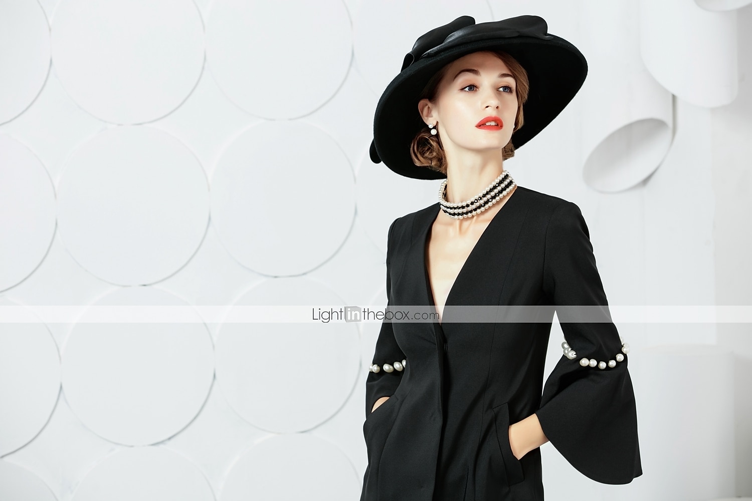 kvinners bryllupsfest hatter elegant klassisk feminin stil ull silke hatter hodeplagg for teselskap dame dag hodeplagg hodeplagg 2025 - $56.99 –P1