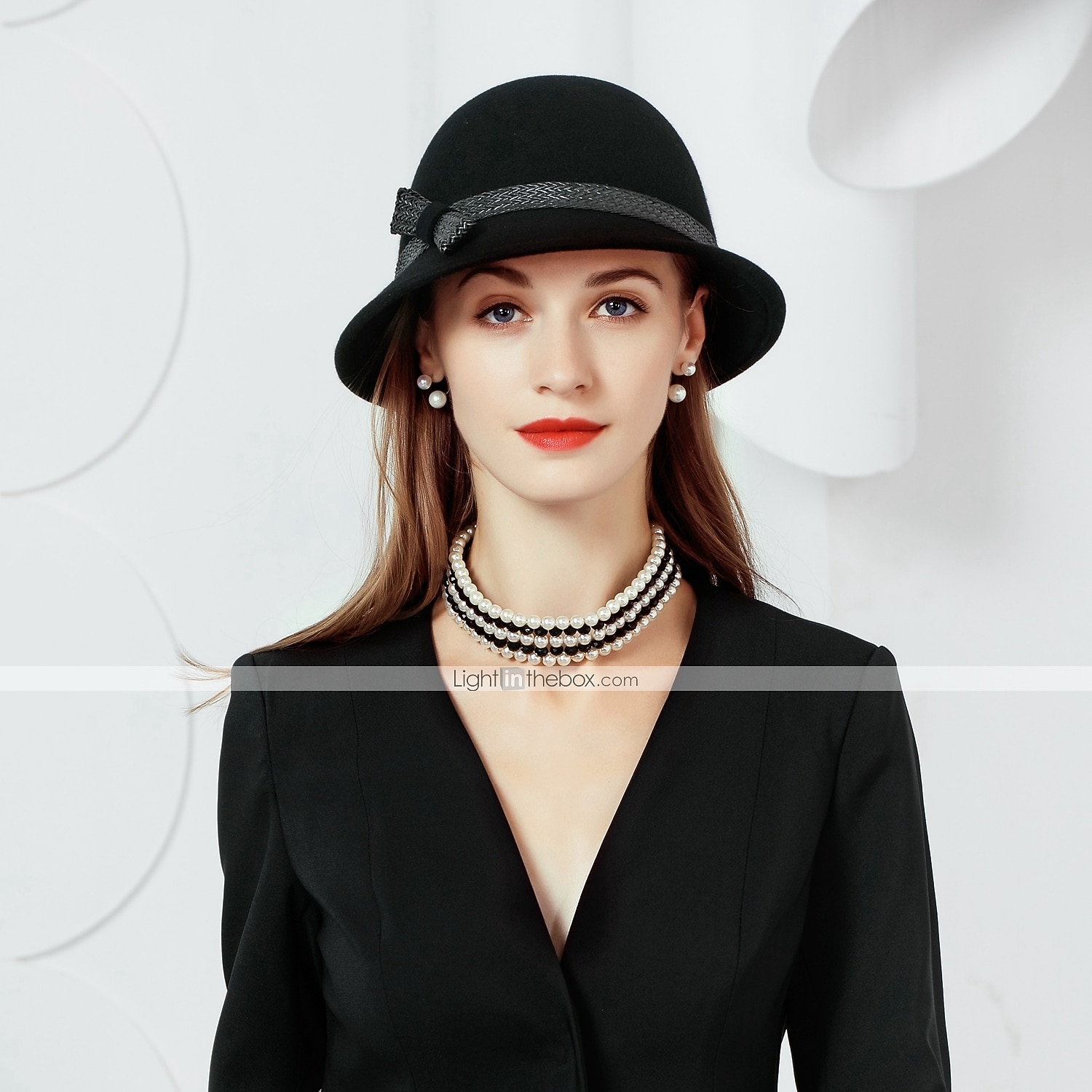 Шерсть Кентукки дерби шляпа / Головные уборы с 1 Особые случаи / Вечеринка / ужин Заставка 2026 - $25.99 –P1