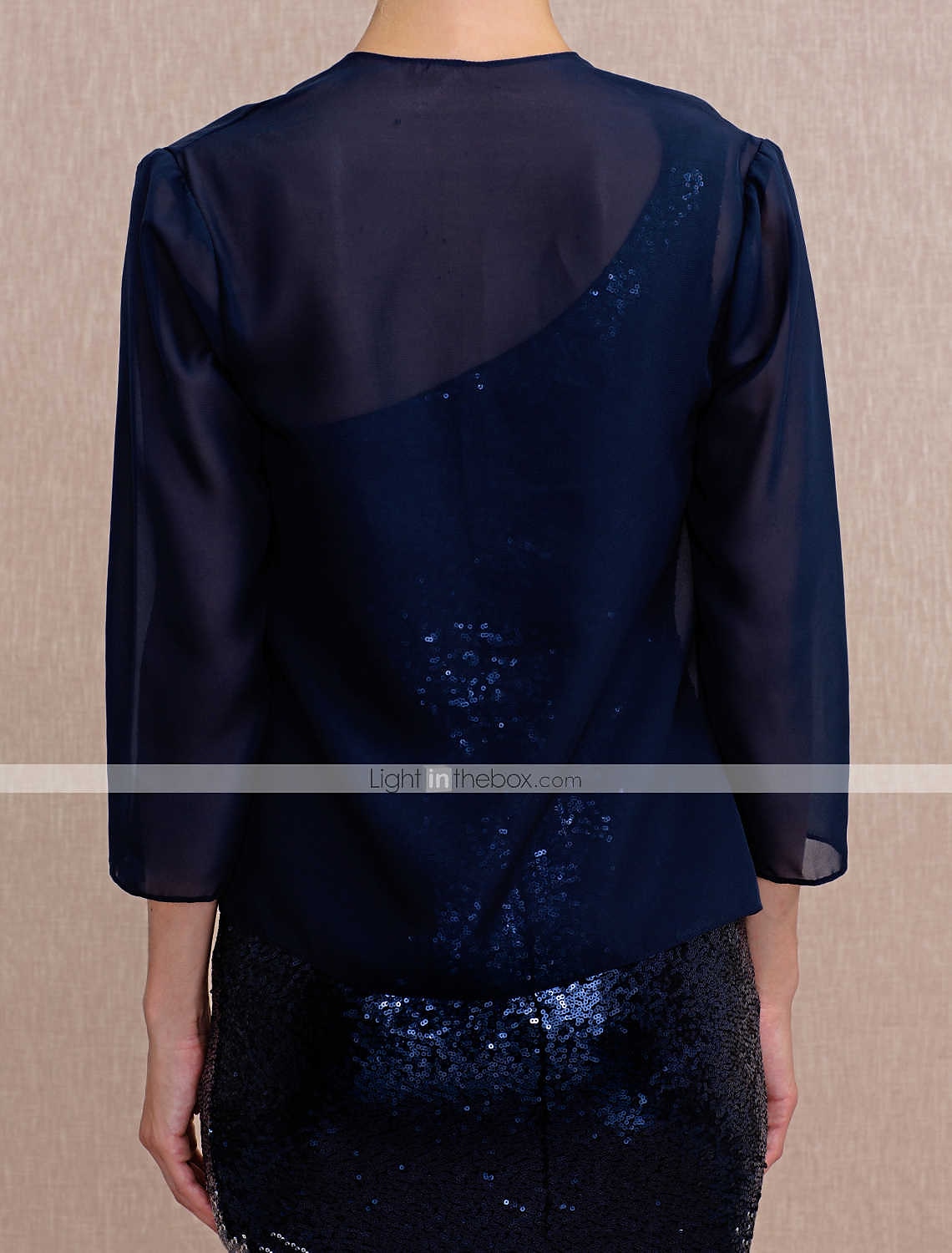 manteaux / vestes en mousseline de soie mariage gueat wraps / fête / soirée femmes wrap avec drapé / robe solide pour impressionner 2025 de 2025 ? $32.99 –P2