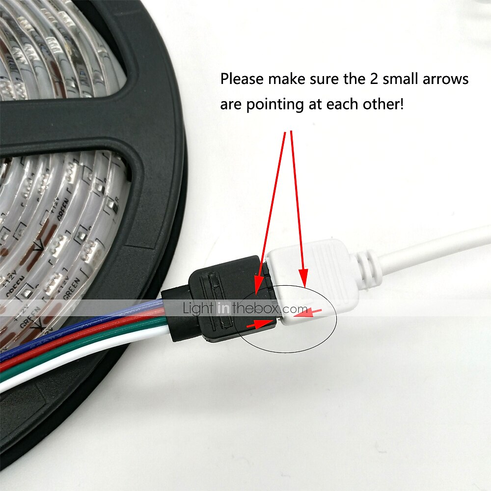 100CM LED Light Strips RGB Tiktok Lights TV Background atmosphere lamp USB 5V Black Waterproof 15W 5050 10mm with 17Key RF Controller DC 5V 2025 - $10.49 –P1