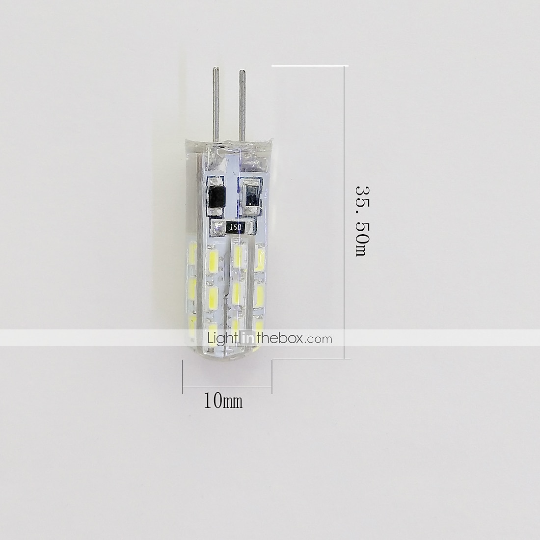 10pcs g4 bi pin 1.5w led ampoules de maïs 15w t3 ampoule halogène équivalent 150lm smd 2835 blanc chaud pour ventilateurs de plafond rv éclairage ac / dc 12v de 2025 ? $15.49 –P4