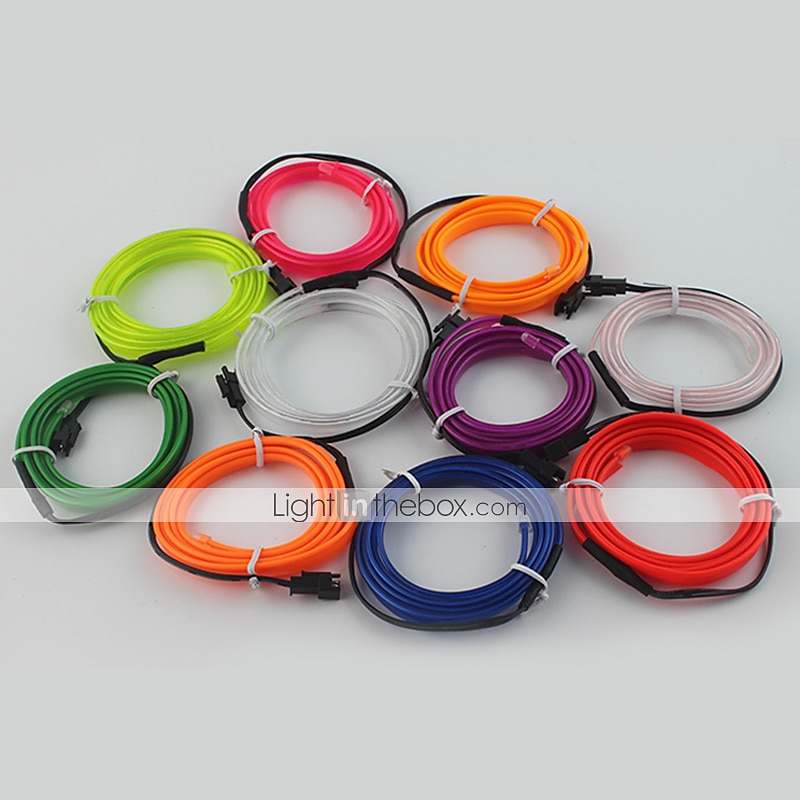 5m אורות מחרוזת 0 leds el 1pc לבן אדום כחול עמיד למים חוט ניאון דבק עצמי 2025 - $12.49 –P10