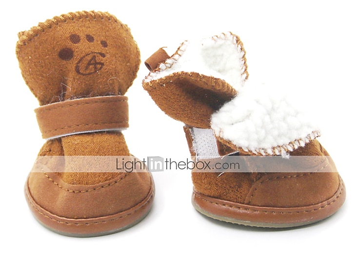 Cane Stivali / Scarpe Vestiti per Cucciolo Moda Tenere al Caldo Inverno Caldo Abbigliamento per Cani del 2026 a $14.49 –P14