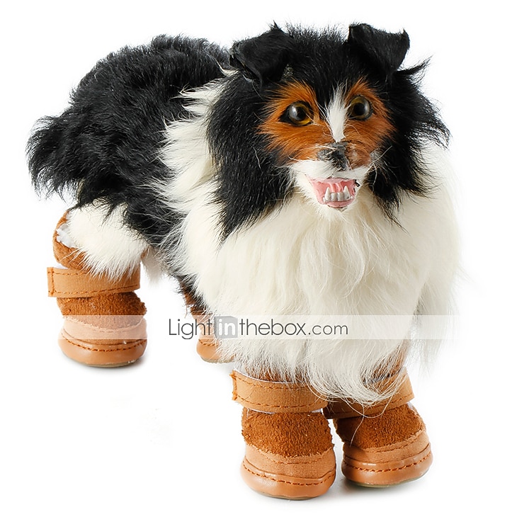 Cane Stivali / Scarpe Vestiti per Cucciolo Moda Tenere al Caldo Inverno Caldo Abbigliamento per Cani del 2026 a $14.49 –P9