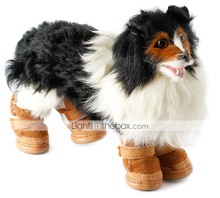Cane Stivali / Scarpe Vestiti per Cucciolo Moda Tenere al Caldo Inverno Caldo Abbigliamento per Cani del 2026 a $14.49 –P8