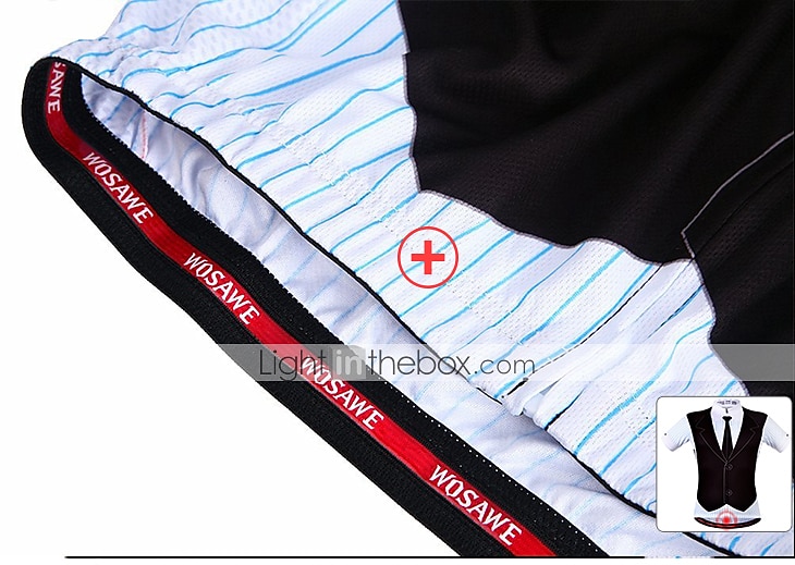 Voor heren Wielrenshirt T-shirt met kostuum Grappig Korte mouw Fietsen Shirt Kleding Bovenlichaam met 3 achterzakken Bergracen Wegwielrennen Sneldrogend Reflecterende strips Achterzak Beperkt 2026 - $30.99 –P3
