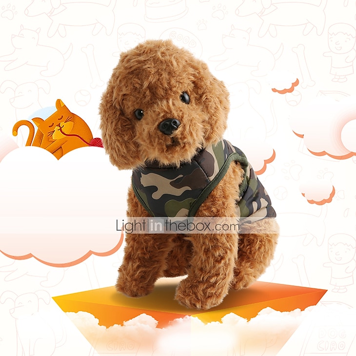 Chien Manteau Veste Gilet Vêtements pour Chiot Décontracté Quotidien Hiver Respirant Extérieur Vêtements pour Chiens for Husky Labrador Malamute de l'Alaska Bouledogue Shiba Inu de 2025 ? $15.49 –P1