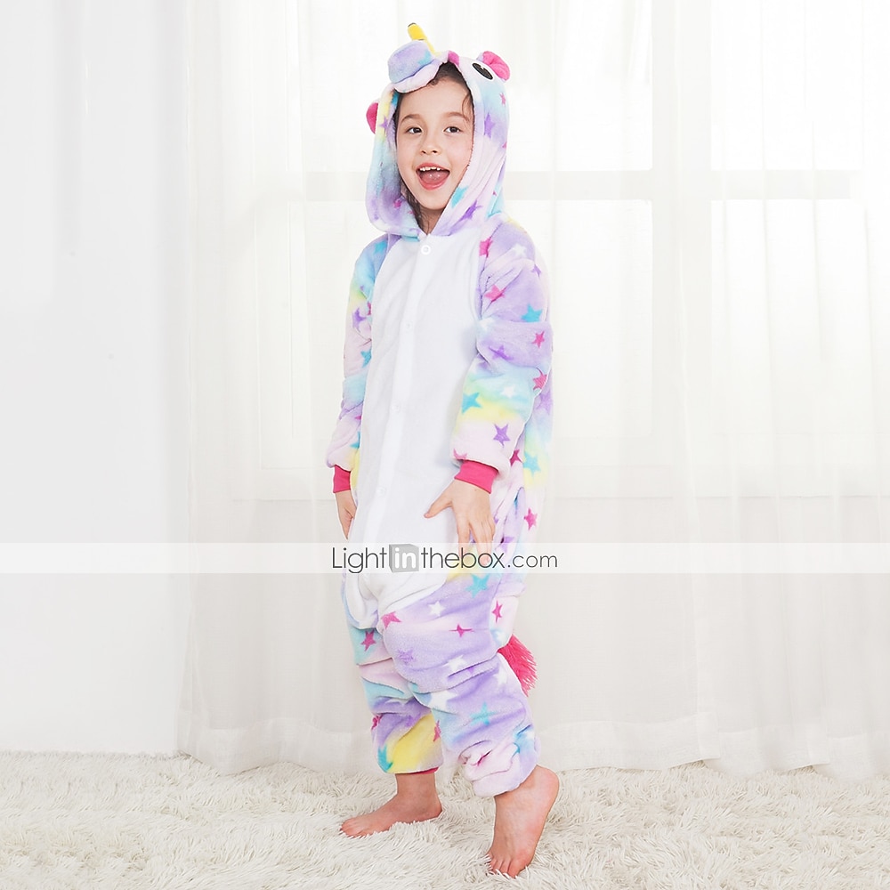 בגדי ריקוד ילדים דפוס רקמה אופנתי תחפושת Onesie תחפושת קרנבל חַדקֶרֶן פגסוס פיג'מה אוברול פיג'מת קיגורומי תחפושת מצחיקה ל בנים ובנות חג המולד קרנבל יום הילד קָרִיקָטוּרָה 2025 - $32.99 –P2