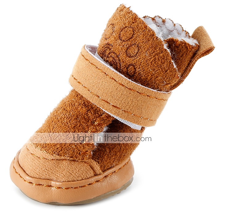 Cane Stivali / Scarpe Vestiti per Cucciolo Moda Tenere al Caldo Inverno Caldo Abbigliamento per Cani del 2026 a $14.49 –P5