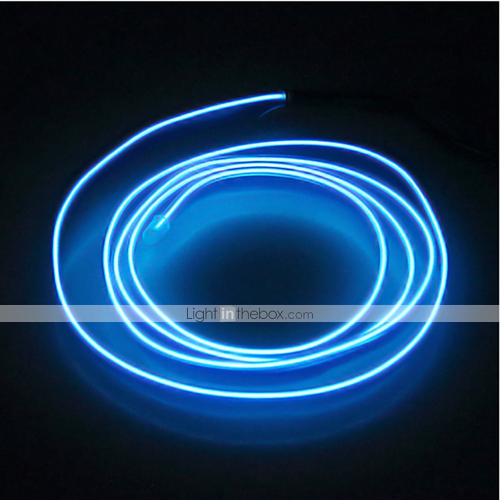 5m אורות מחרוזת 0 leds el 1pc לבן אדום כחול עמיד למים חוט ניאון דבק עצמי 2025 - $12.49 –P5