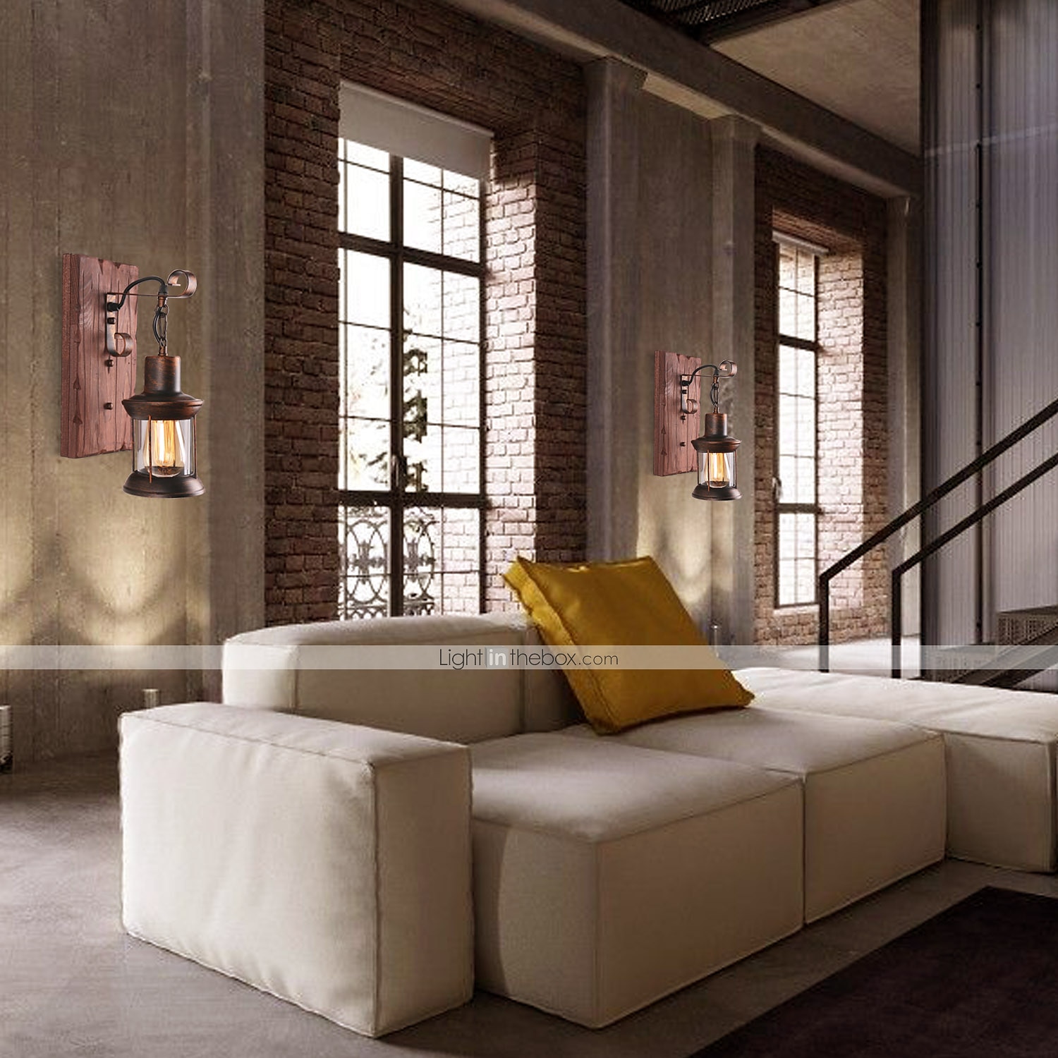 nástěnné svítidlo jednohlavé průmyslové rustikální vintage retro dřevěné nástěnné koláčky kov malba barva pro zemi domácí hotel chodba zdobit nástěnné světlo 2025 - $75.99 –P3