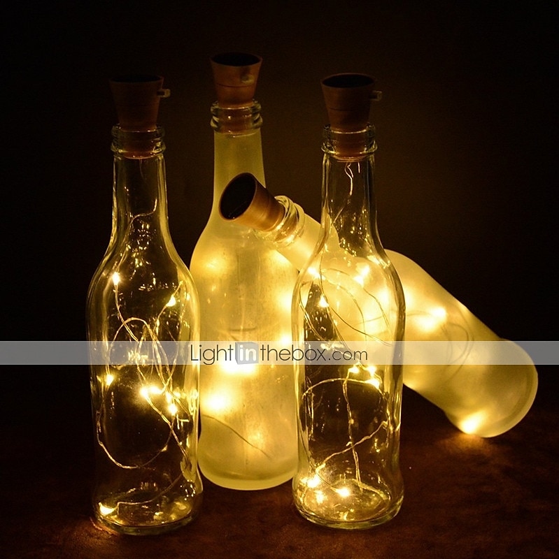 1m Гирлянды 10 светодиоды SMD 0603 1шт Тёплый белый Белый Разные цвета Новогоднее украшение для свадьбы Солнечная энергия / IP65 2026 - $11.99 –P3