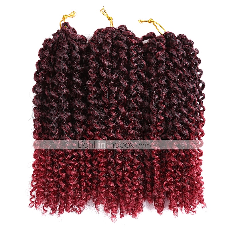 Virkkaa hiukset punokset Marley Bob Pikkuletit Vaaleahiuksisuus Kullanruskea Synteettiset hiukset 8 inch Lyhyt Letitetty 2026 - $17.99 –P5