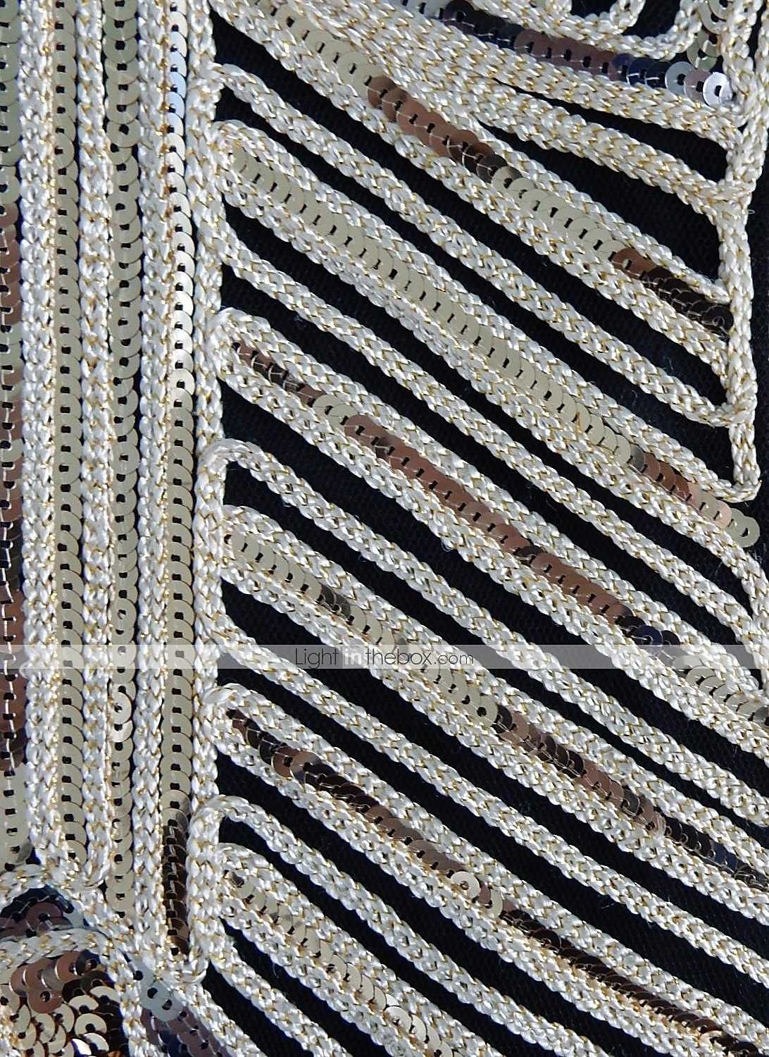 الهدر 20S عشرينيات مصغرة فساتين اللباس الزعنفة فستان حفلة عيد الميلاد بلا أكمام غاتسبي العظيم تشارلستون V رقبة ملابس تنكرية نسائي حفلة تخرج / حفلة موسيقية / حفلة رقص حفلة ليلية مناسب للحفلات 2026 - $34.99 –P10