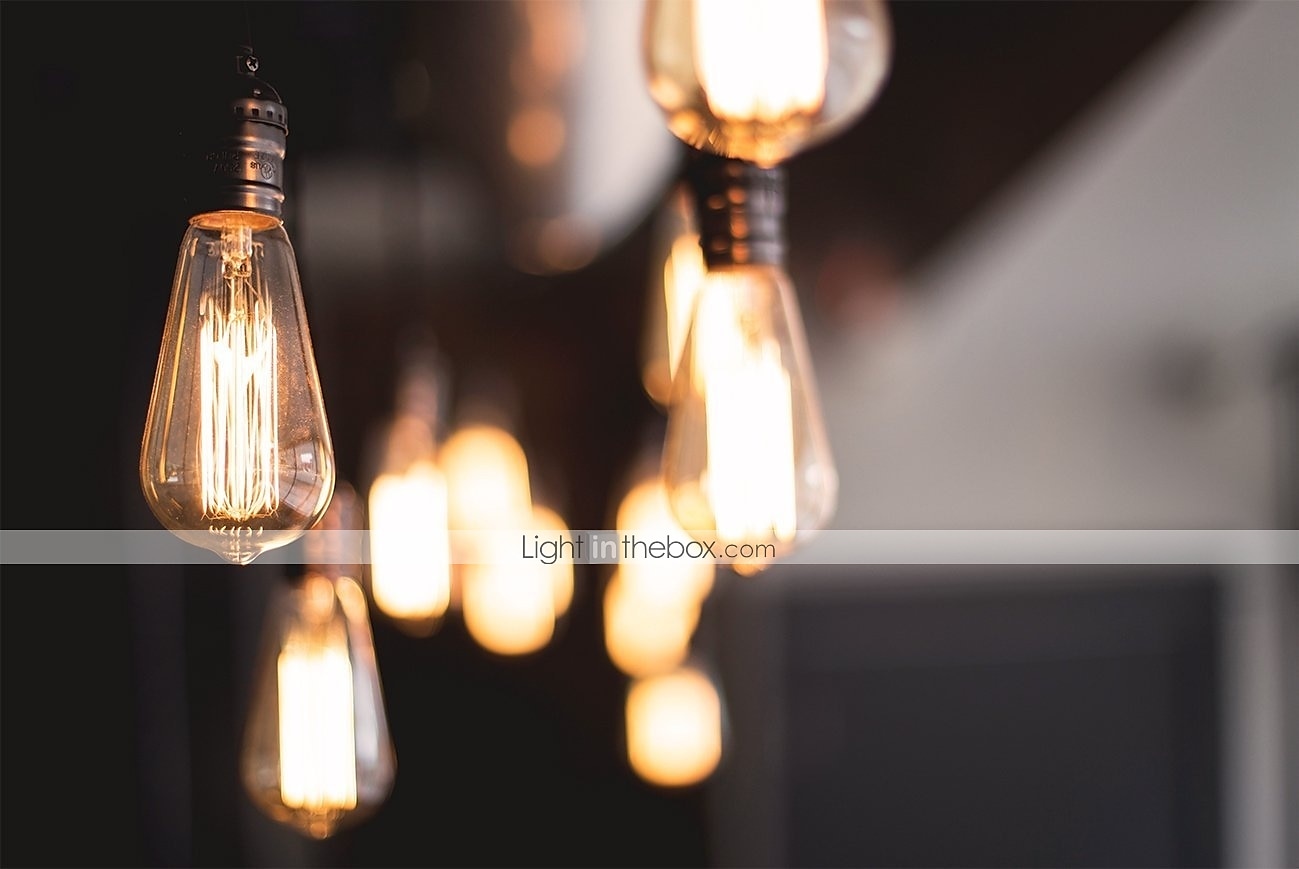5 τεμ 40 W E26 / E27 ST58 Ζεστό κίτρινο 2200-3000 k Με ροοστάτη Λαμπτήρας πυρακτώσεως Vintage Edison 220-240 V 2025 - $19.99 –P1