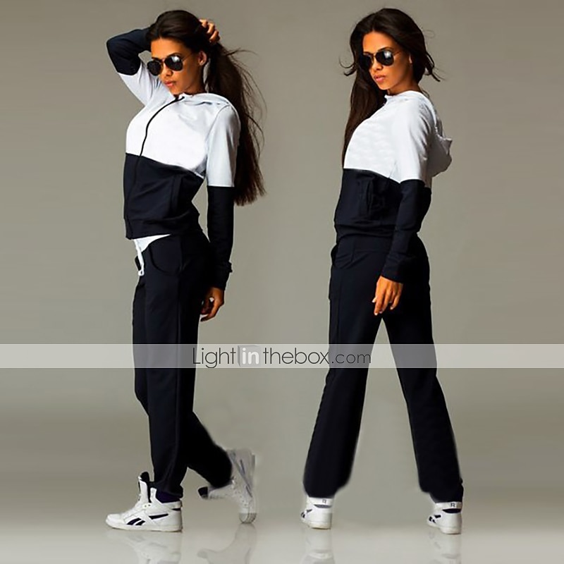 black jogging suit for women