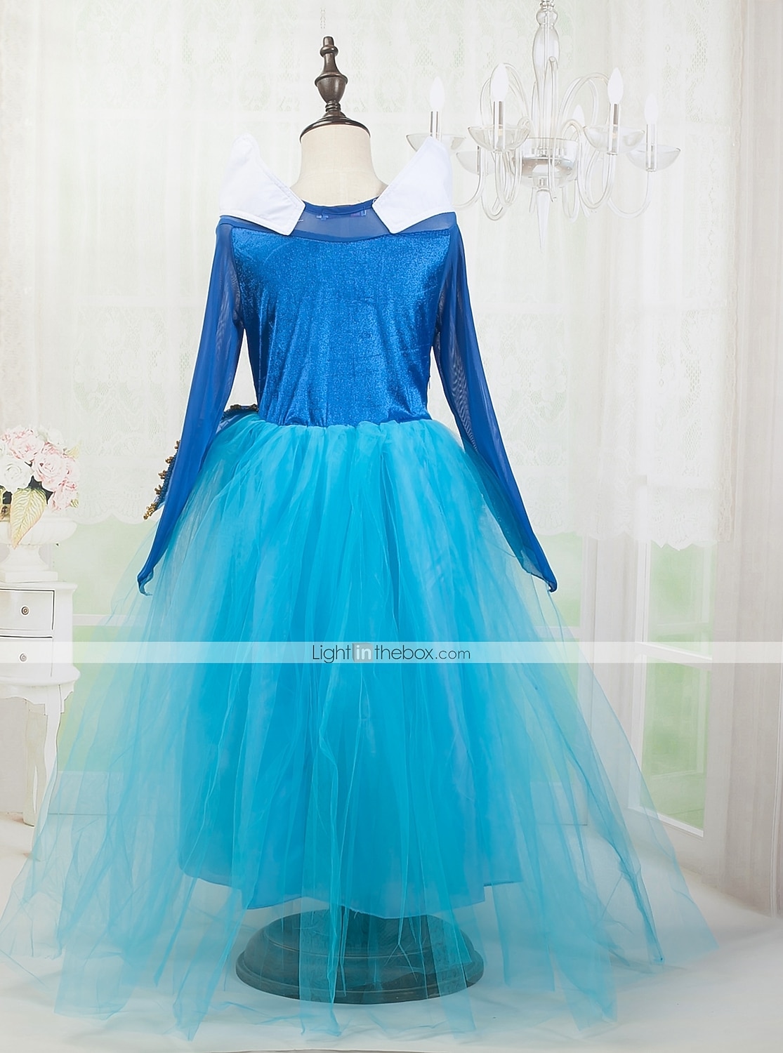 Semana del Libro 2026 Reina de las nieves Cenicienta Princesa Aurora Vestidos Vestido de niña de las flores Enagua de línea A vestido de vacaciones for Chica Niños Navidad Mascarada Semana del Libro 2026 - $37.99 –P6