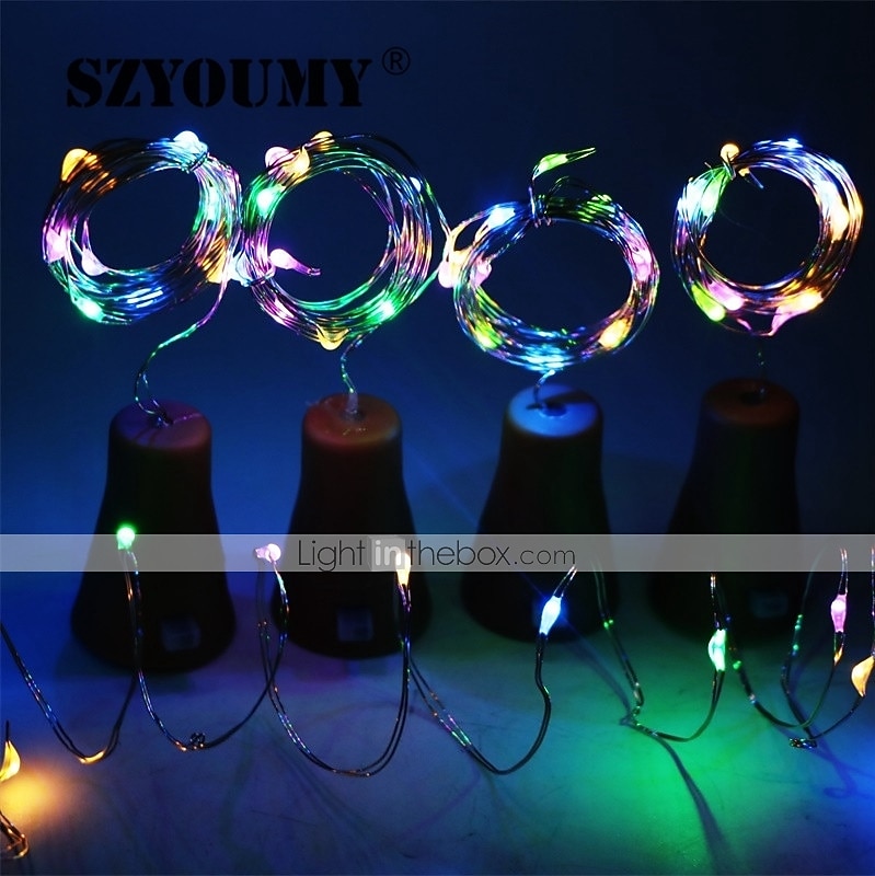 1m Гирлянды 10 светодиоды SMD 0603 1шт Тёплый белый Белый Разные цвета Новогоднее украшение для свадьбы Солнечная энергия / IP65 2026 - $11.99 –P4