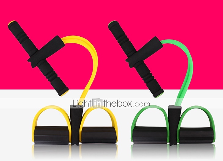 Pedal Resistance Band Sit-up Pull Rope Natural Latex Bodybuilding Expander 27.0*15.0*9.0 cm Sports Latex Home Workout Gym Pilates Strength Training Muscular Bodyweight Training Physical Therapy 2025 - GBP £7 –P3