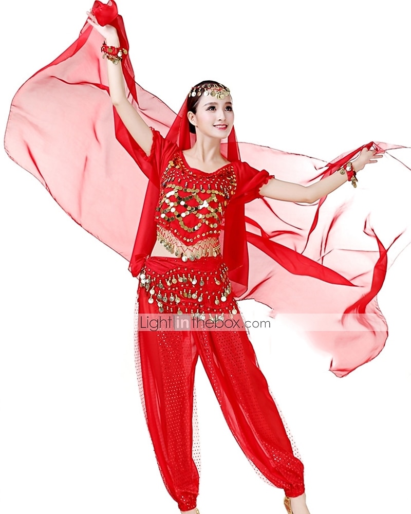lichtgewicht chiffon handsjaal buikdanskostuum outfit hippe sjaal sjaals sluiers (alleen sjaal) 2025 - $8.99 –P2