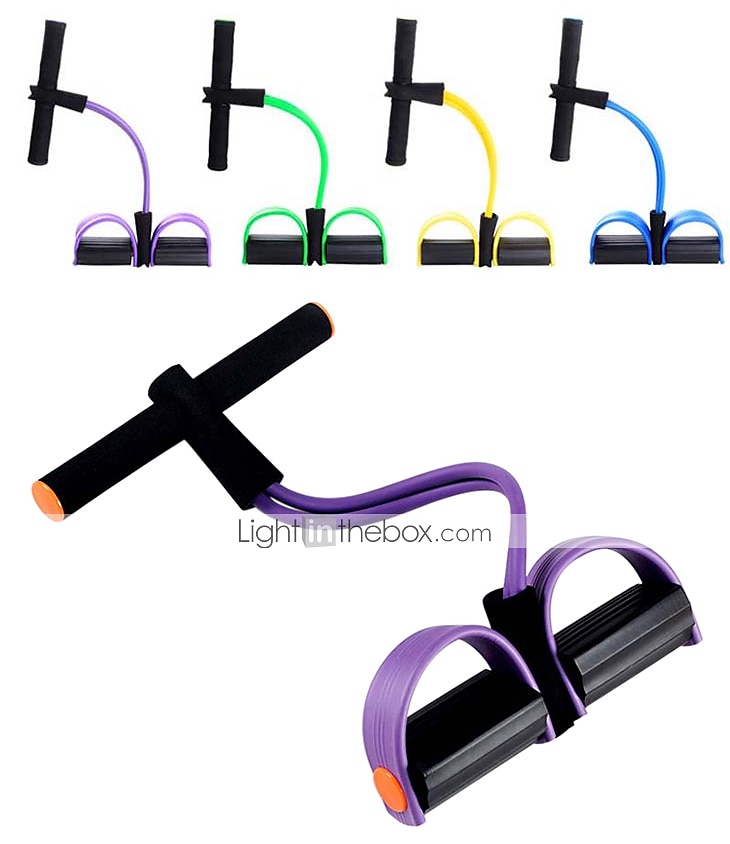 Pedal Resistance Band Sit-up Pull Rope Natural Latex Bodybuilding Expander 27.0*15.0*9.0 cm Sports Latex Home Workout Gym Pilates Strength Training Muscular Bodyweight Training Physical Therapy 2025 - GBP £7 –P7