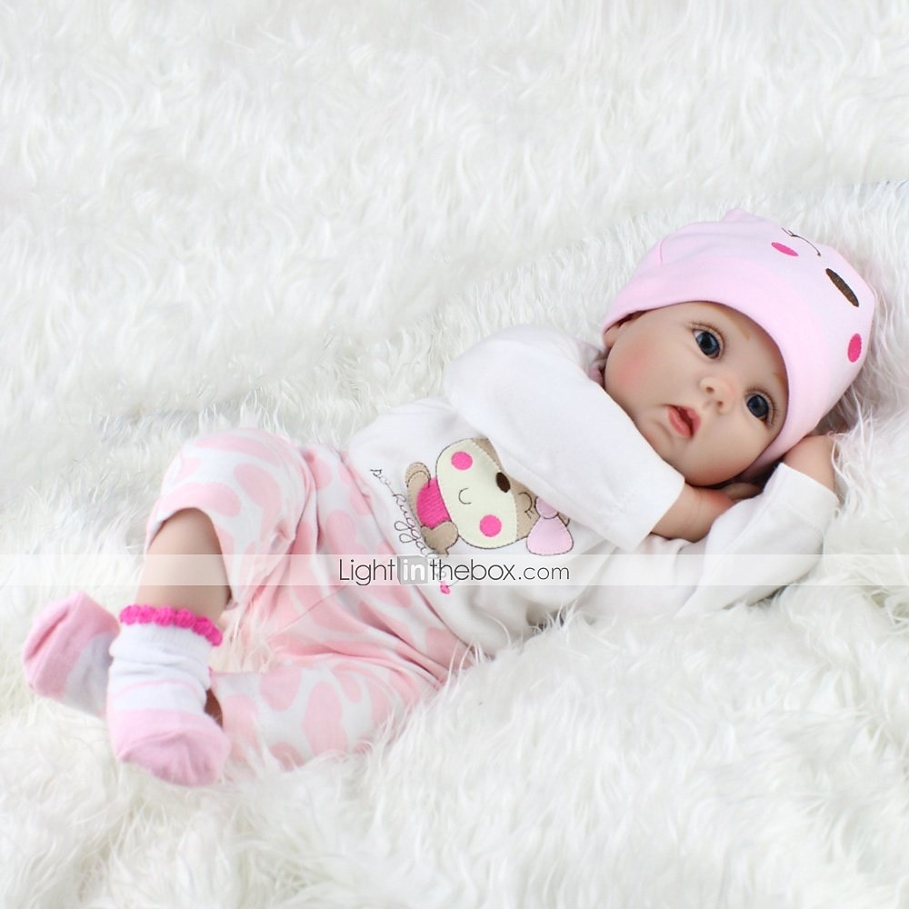 NPKCOLLECTION 22 inch Reborn Doll Baby & Toddler Toy Baby Girl Reborn Baby Doll Newborn lifelike Lovely Parent-Child Interaction Hand Applied Eyelashes with Clothes and Acc for Girls Christmas Gift 2025 - $83.99 –P4