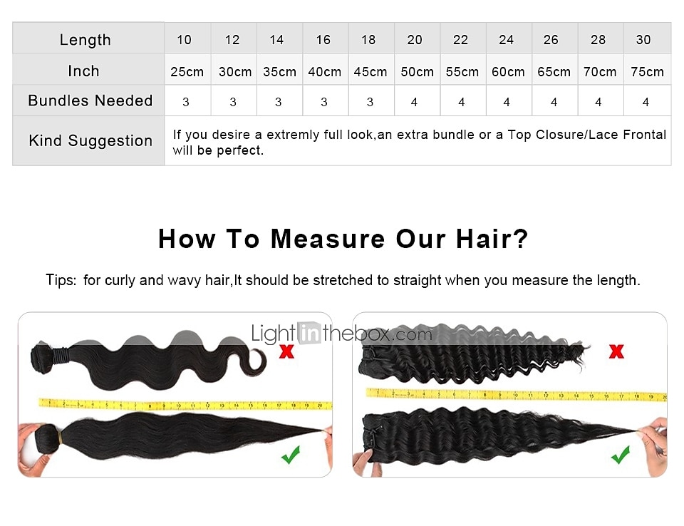 4 Bundles Hair Weaves Brazilian Hair Kinky Curly Human Hair Extensions Remy Human Hair 100% Remy Hair Weave Bundles 400 g Natural Color Hair Weaves / Hair Bulk Human Hair Extensions 8-28 inch Natural 2025 - $107.99 –P8