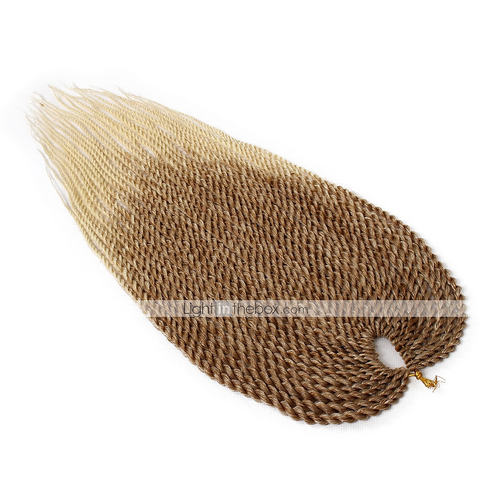 Faux Locs Dredy Senegalský Twist Pletené copánky Umělé vlasy Copánkové vlasy 1 balení 2025 - $11.99 –P1