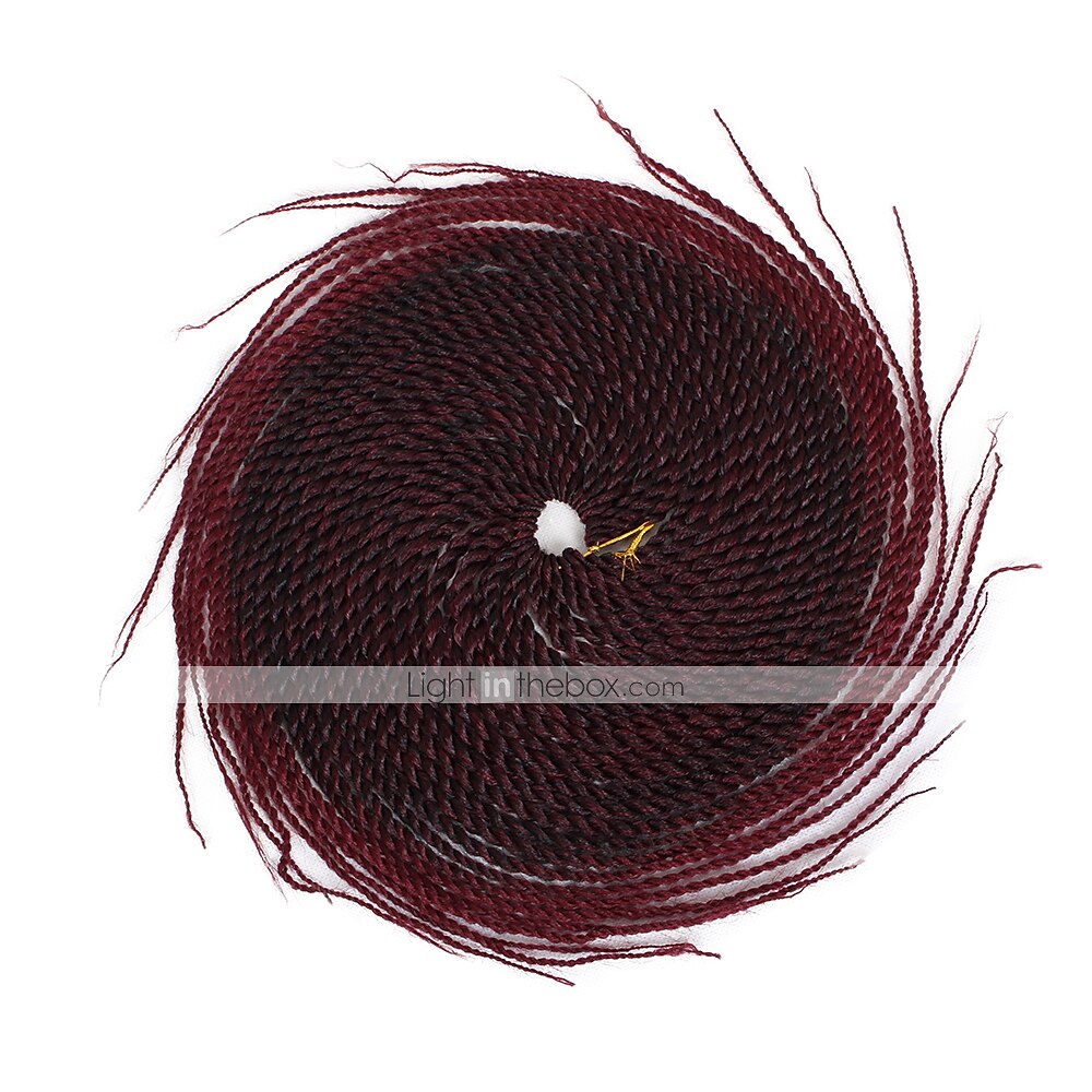 Faux Locs Dredy Senegalský Twist Pletené copánky Umělé vlasy Copánkové vlasy 1 balení 2025 - $11.99 –P3