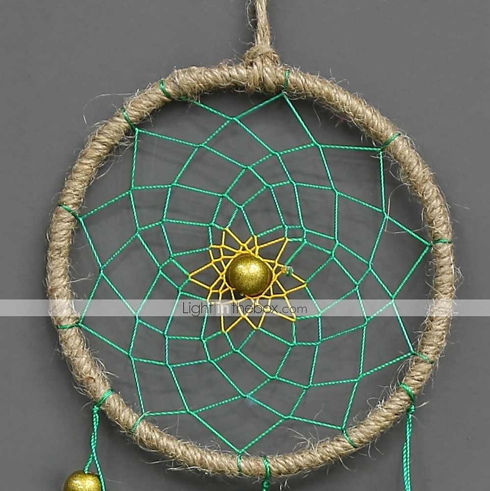 Boho łapacz snów ręcznie prezent ozdoba do powieszenia na ścianie ozdoba artystyczna rzemiosło z piór koralik dla dzieci sypialnia festiwal weselny 40*11 cm 2025 - $15.49 –P3
