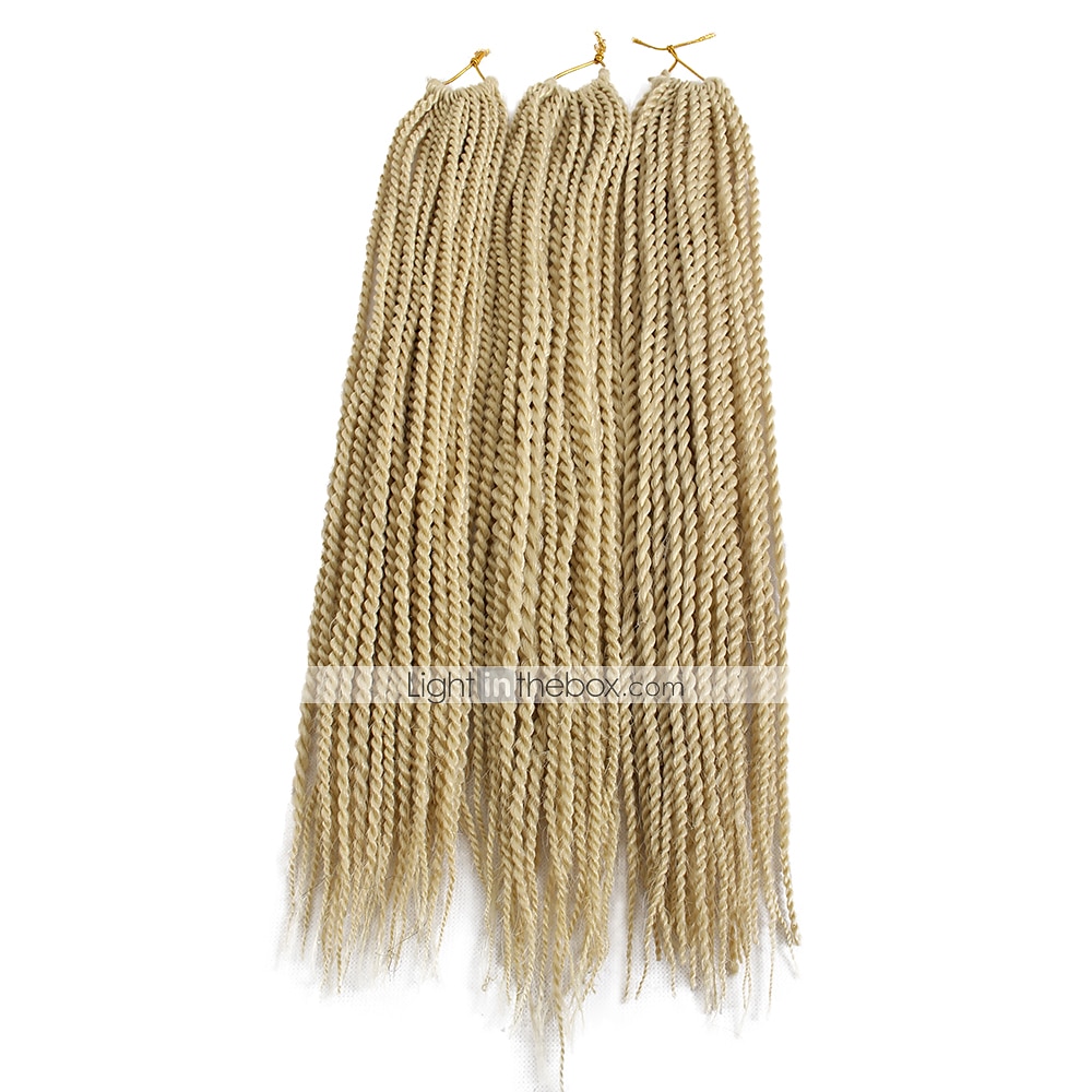 Faux Locs Dredy Senegalský Twist Pletené copánky Umělé vlasy Copánkové vlasy 1 balení 2025 - $11.99 –P9