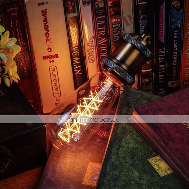 5 τμχ 60w vintage λαμπτήρας πυρακτώσεως edison e26 e27 ρυθμιζόμενος διακοσμητικός αντικέ λαμπτήρας πυρακτώσεως για εσωτερικούς χώρους επιτοίχια φωτιστικά οροφής πορτοκαλί ζεστό 220-240v 2025 - $24.99 –P7