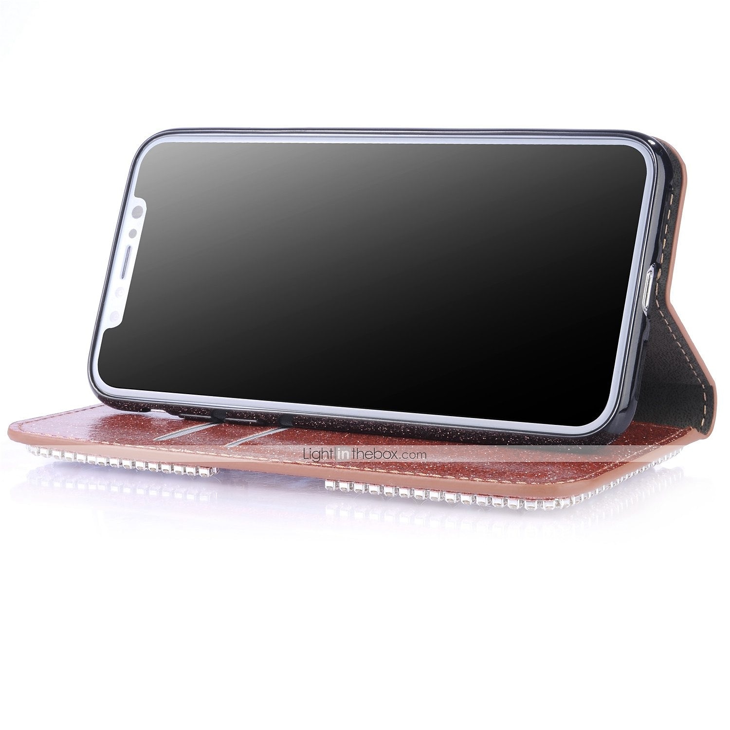 Чехол для телефона для iPhone 16e iPhone 16 iPhone 15 Pro Max Plus iPhone 14 13 12 11 Pro Max Mini X XR XS Max 8 7 Plus чехол-кошелек флип-чехол с подставкой магнитный ударопрочный твердый страз PU 2025 - $19.99 –P8