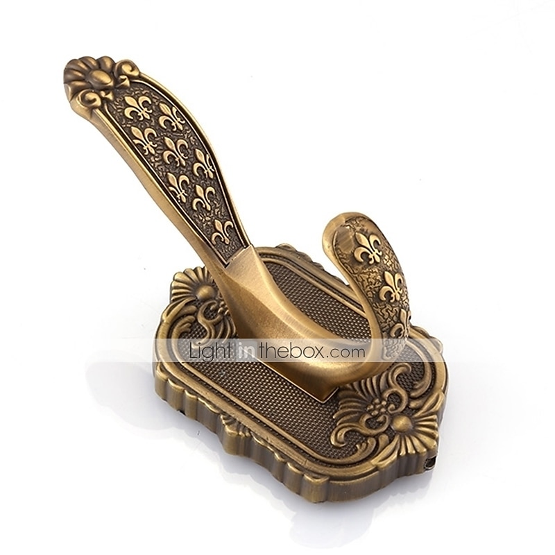 Antique Brass Towel Hook Multifunction Bathroom Robe Hooks Wall Mounted 1pc 2025 - $27.99 –P2
