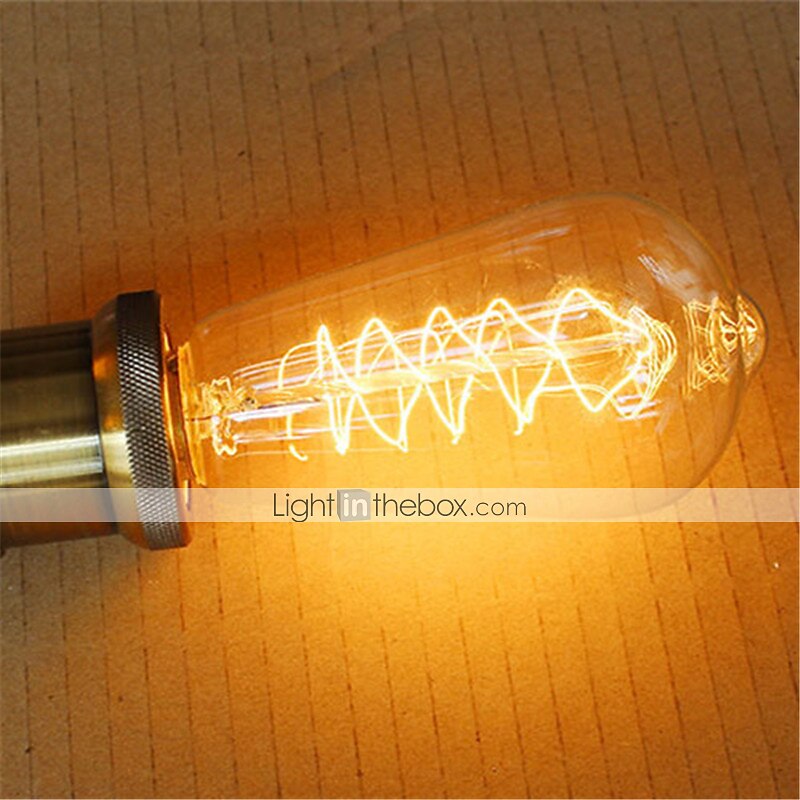 5 τμχ 60w vintage λαμπτήρας πυρακτώσεως edison e26 e27 ρυθμιζόμενος διακοσμητικός αντικέ λαμπτήρας πυρακτώσεως για εσωτερικούς χώρους επιτοίχια φωτιστικά οροφής πορτοκαλί ζεστό 220-240v 2025 - $24.99 –P6