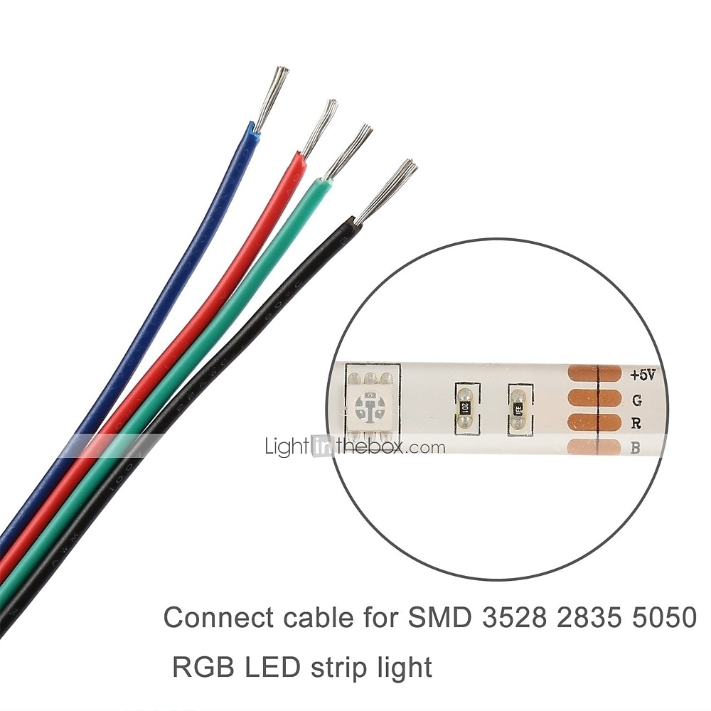1pc 1000 cm Strip Light Accessory Plastic Electrical Cable for RGB LED Strip Light 2025 - $23.99 –P1