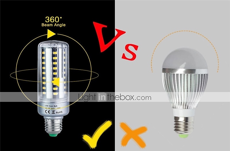 1pc 25 W LED Corn Lights 3000 lm E26 / E27 T 96 LED Beads SMD 5736 Decorative Warm White Cold White 85-265 V / RoHS / CE Certified 2025 - $29.99 –P2