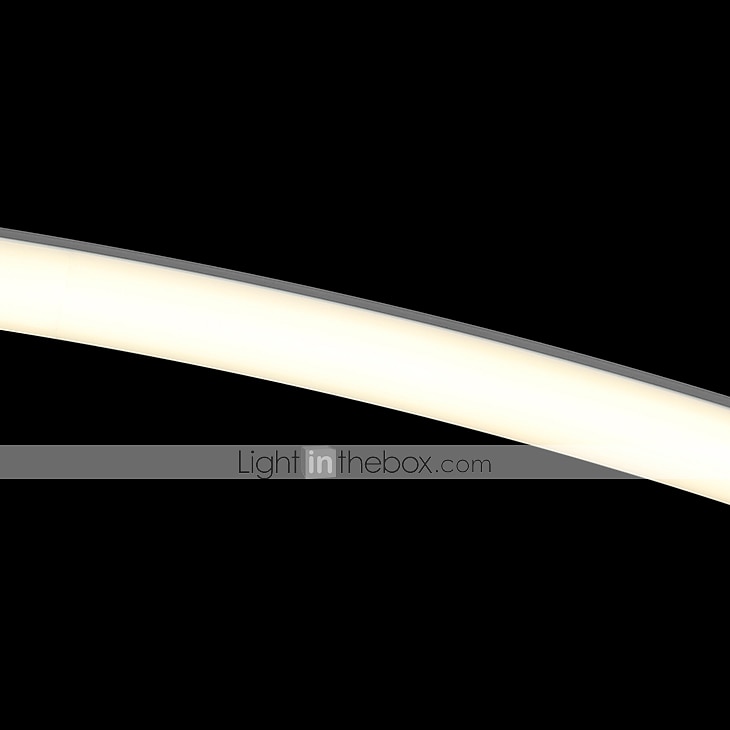 1-světelný 60cm 24“ led závěsný lehký kovový akrylový kruh design chrom moderní současný 110-120v 220-240v 2025 - $174.99 –P9