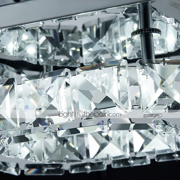 1-אור 21(8 אינץ' תקרה תאורת LED להתקנה שטוחה מנורות מתכת מצופה אלקטרולי מודרני מודרני עכשווי 90-240v 2026 - $72.99 –P10