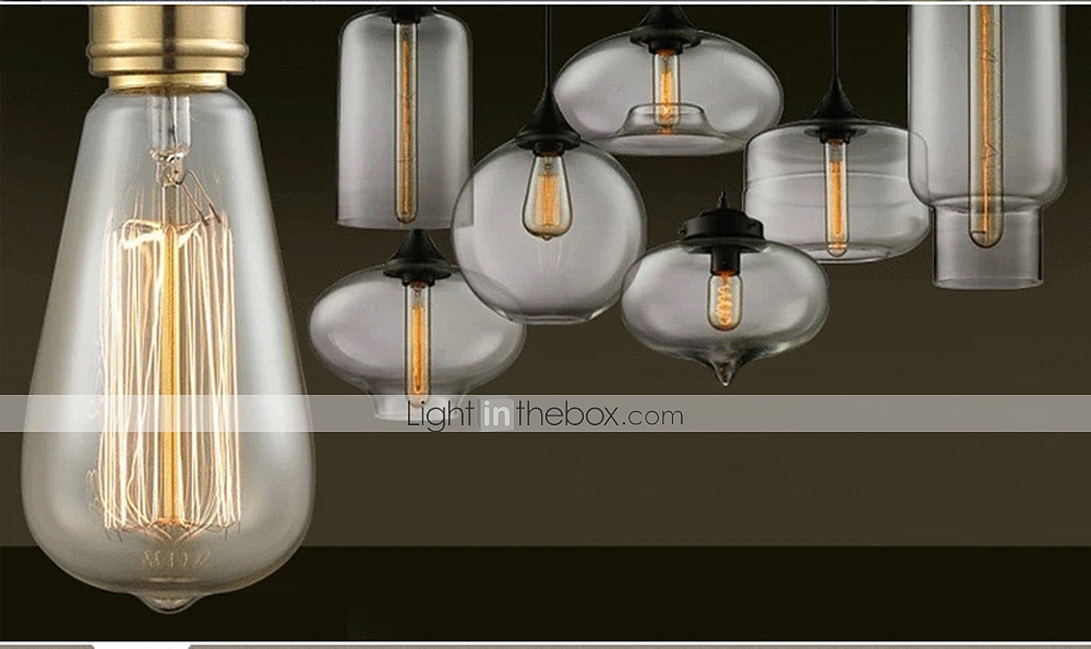 6 τμχ 40w edison vintage λαμπτήρας πυρακτώσεως με ρυθμιζόμενο e26 e27 st64 νήμα κηροπήγιο πορτοκαλί ζεστό λευκό για φωτιστικό 220v 110v 2025 - $33.99 –P3