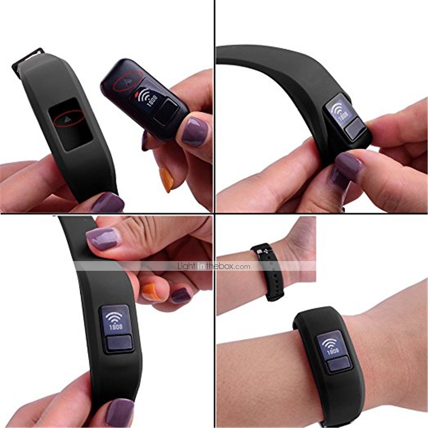 Pasek do zegarka na Garmin Vivofit 3 Garmin vívofit jr Garmin Vivofit JR2 Silikon Zastąpienie Pasek Oddychający Pasek sportowy Mankiet 2025 - $10.99 –P6