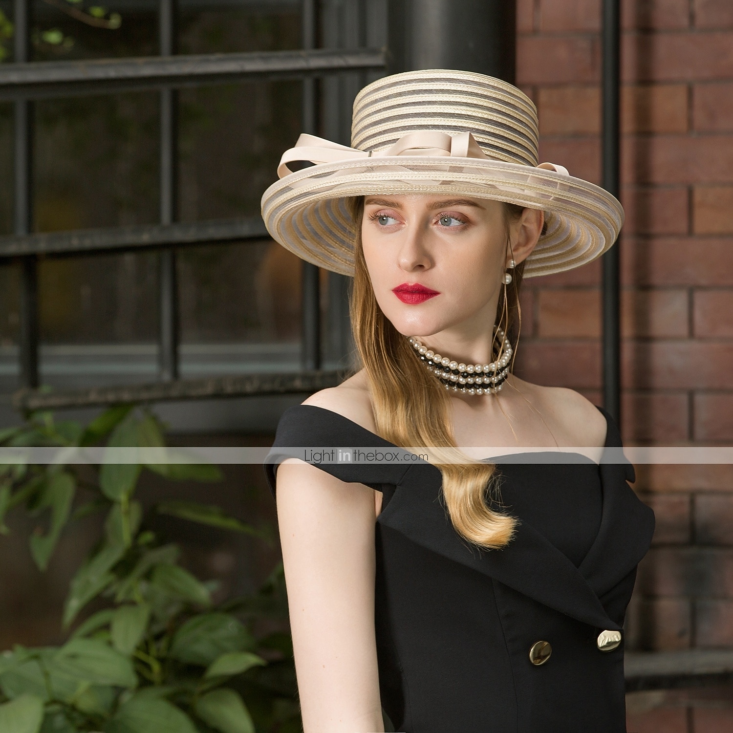 Tulle Cappello Kentucky Derby / berretto con Fiocco 1 pc Matrimonio / Festa / Serata Copricapo del 2026 a $45.99 –P5