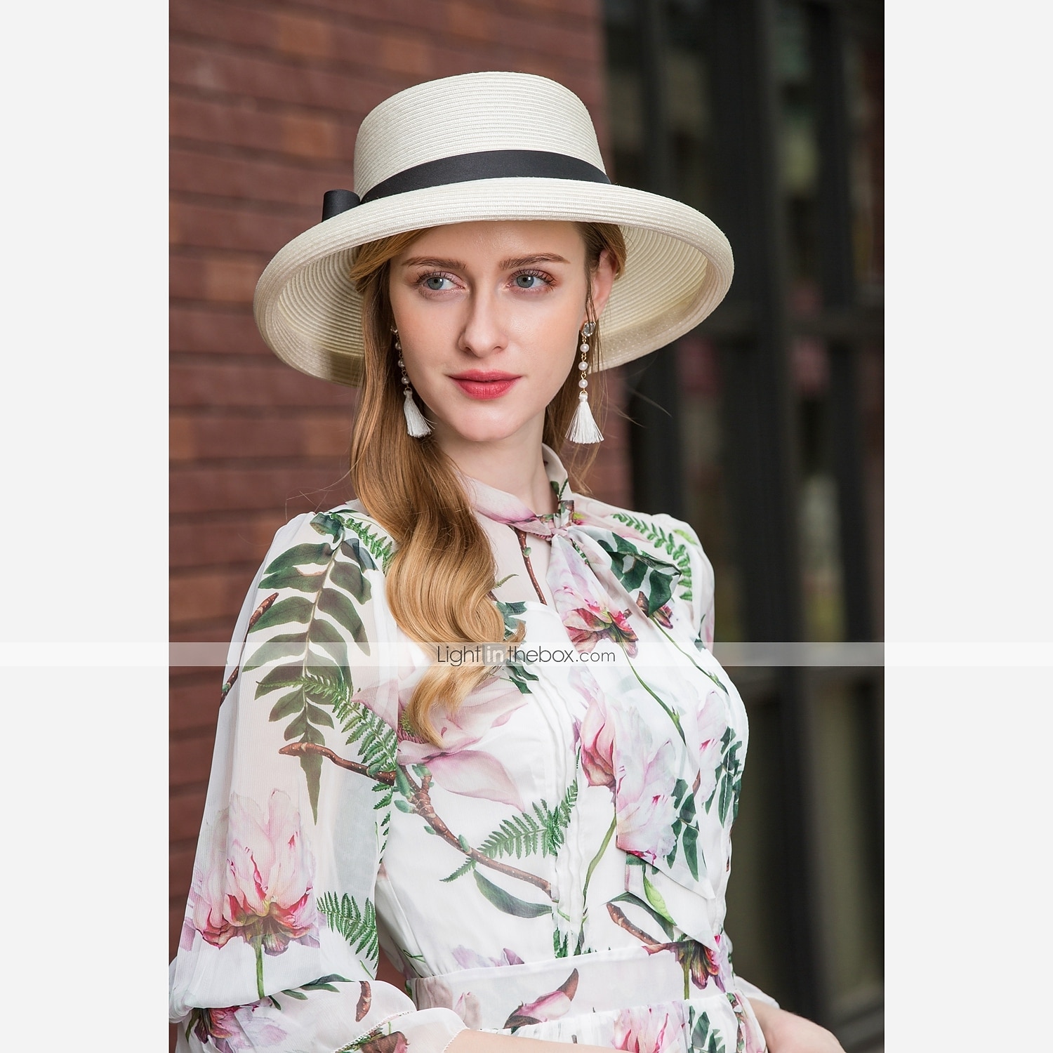 Polyester Chapeau Kentucky Derby / Chapeaux avec Noeud 1 pc Mariage / Fête / Soirée Casque de 2026 ? $45.99 –P7