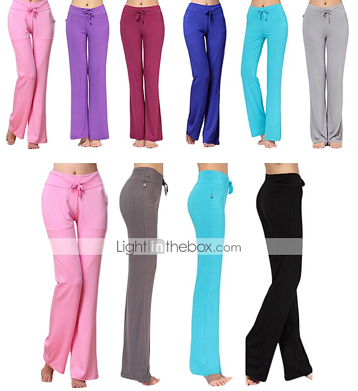 Inwinner Women‘s Loose Harem Wide Leg Long Pants Yoga Trousers Casual Solid Sportswear