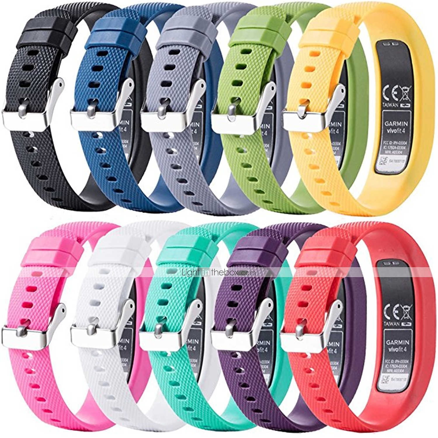 Ver Banda para Garmin Vivofit 4 Silicona Reemplazo Correa Transpirable Correa Deportiva Pulsera 2025 - $9.99 –P7