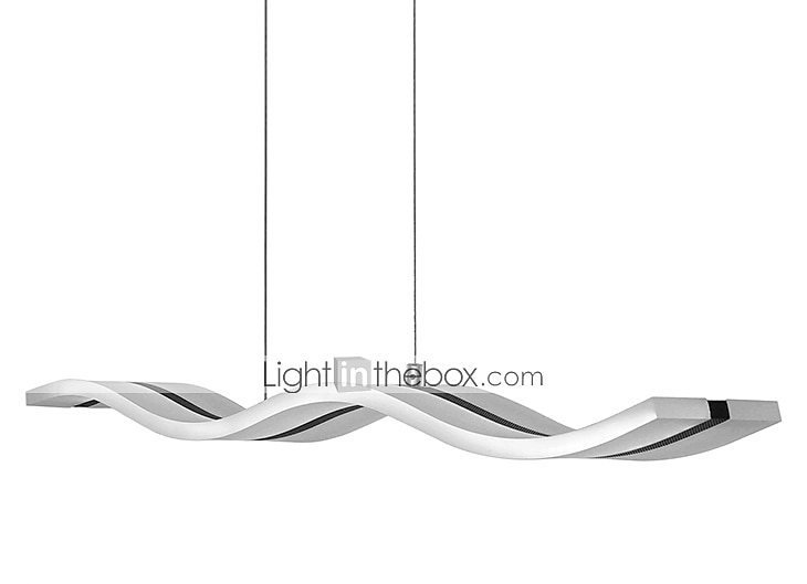 lampada a sospensione a led 97cm 36w forma d'onda acrilico moderna semplice lampada a sospensione con telecomando per sala studio ufficio sala da pranzo apparecchio di illuminazione del 2025 a $297.99 –P8
